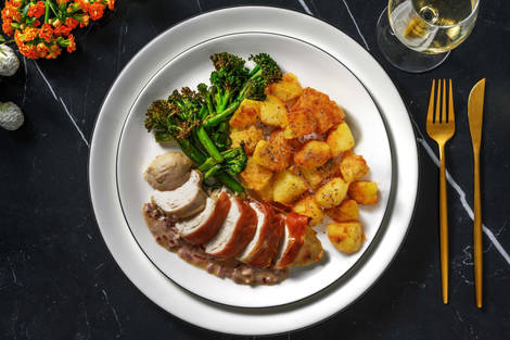 Serrano Ham Wrapped Chicken Breast