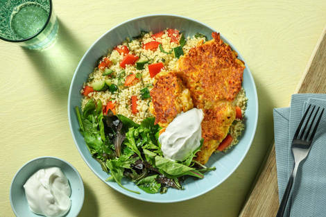 Pannstekta halloumifritters