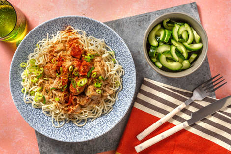 Bicol express philippin : porc au lait de coco