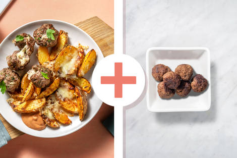 Polpette filanti di carne e mozzarella 