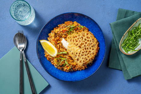 Orzo mit selbst gemachtem Calabrese Pesto