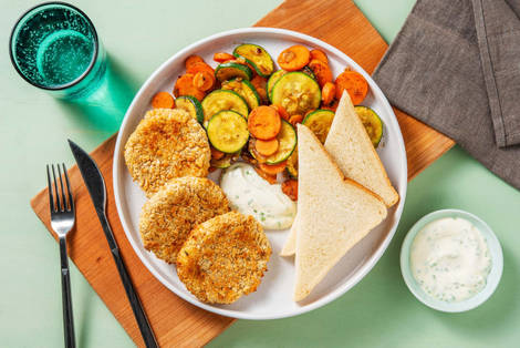 Polpette di ceci al profumo di limone 