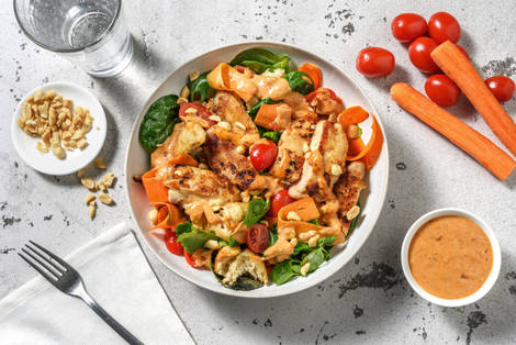 Lemongrass Chicken Bánh Mì Style Salad