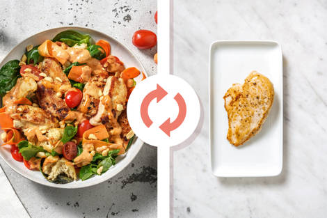 Lemongrass Chicken Breast Banh Mi Style Salad