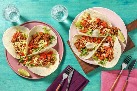 Tex-Mex Style Pork Mince Tacos