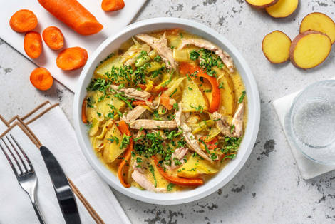 Gentse waterzooi met kippendij