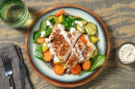 Mandelpanerad fläskytterfilé