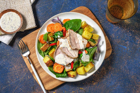 Mandelpaneret svinemørbrad