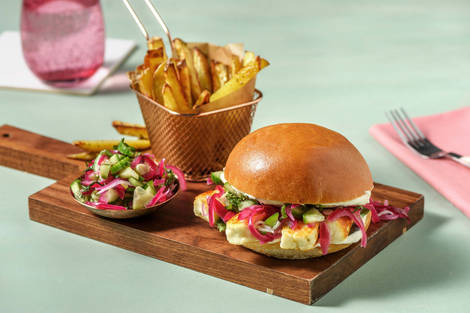 Vegetarisk grillosteburger