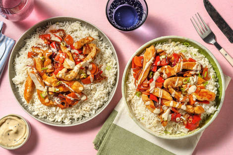 Asiatisk kyllingebowl