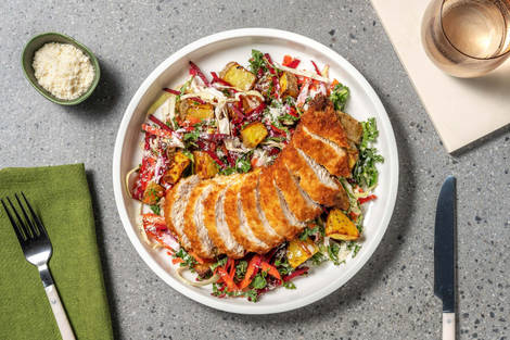 Krispig caesarinspirerad sallad 