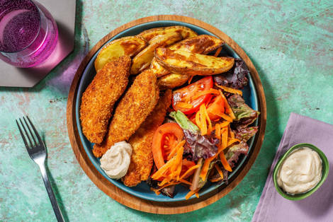 Tenders de poulet BBQ & potatoes