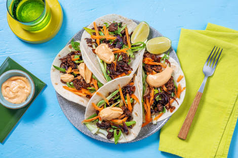 Asiatiske vegetartacos