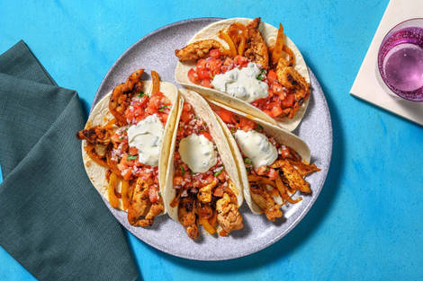 Meksikanske kyllingfajitas