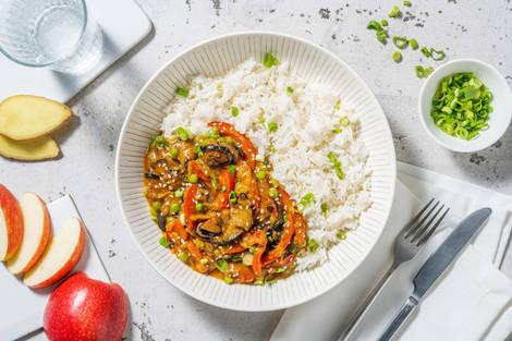 Curry japonais végétarien au miso