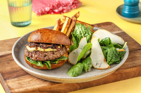 Fransk inspireret bearnaiseburger