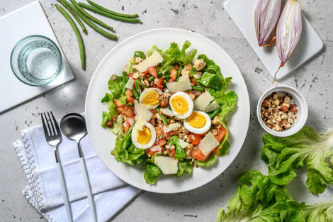 Salade poulet & haricots verts à l'italienne