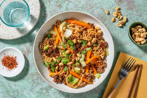 Hurtig plantefarswok