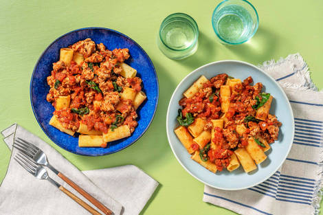 Speedy Pork Rigatoni