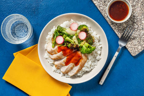 Kinesisk sojaglaseret svinekamfilet