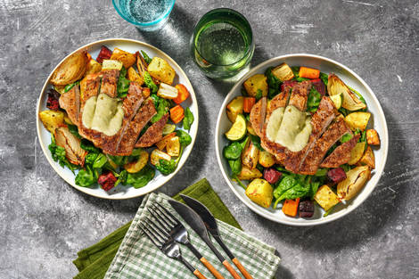 'Jorden Rundt'-krydret svineschnitzel