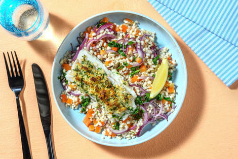 Merluzzo in crosta di panko e limone