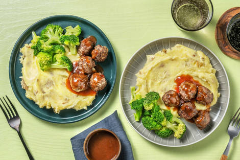 Beef Meatballs and Redcurrant Sauce