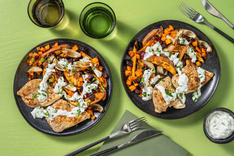 Pannstekt medelhavskyckling