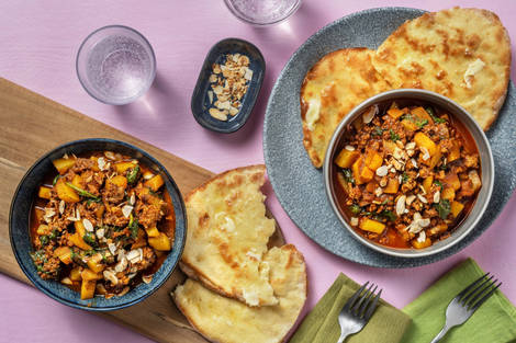 Beef, Potato and Spinach Rogan Josh Curry