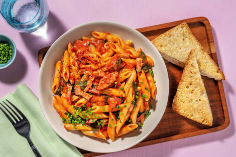 Bacon Penne all’Arrabbiata