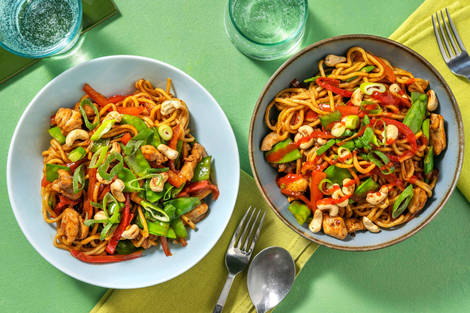 Stir-Fried Hoisin Chicken Noodles