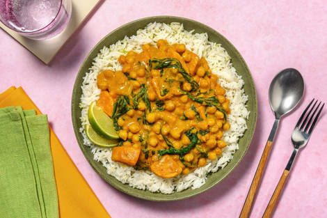 South East Asian Inspired Chickpea Curry 