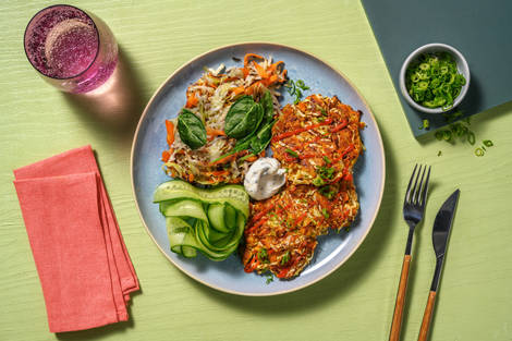 Asiatiska grönsaksbiffar