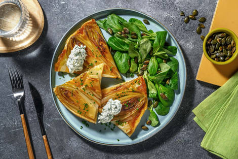 Tarte à l'endive façon tatin