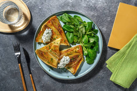 Tarte à l'endive façon tatin