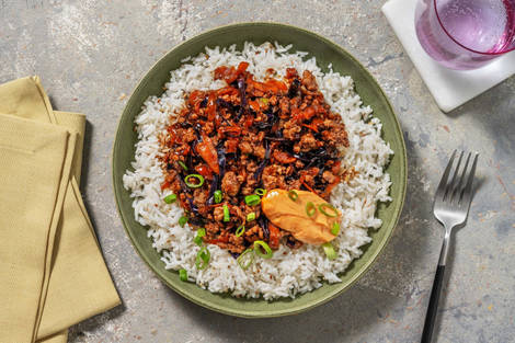 Hoisinstekt blandfärs