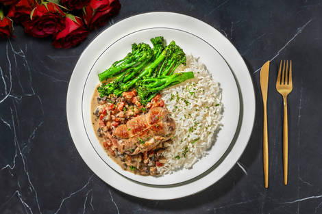 Paupiette d'amour & sa sauce lardons-romarin