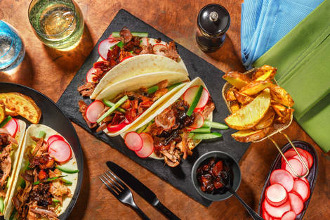 Crispy Chinese Style Duck Tacos