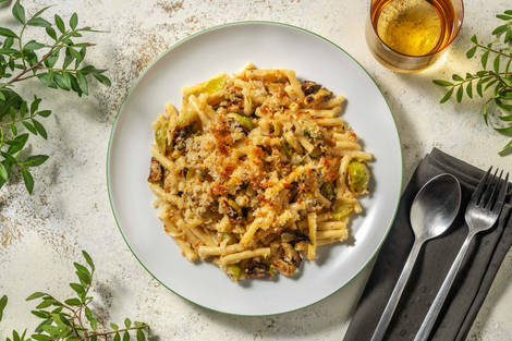 Brussels Sprout Mac & Cheese