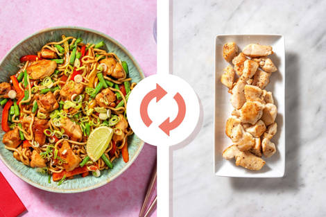 Bulgogi Diced Chicken Breast Stir-Fry