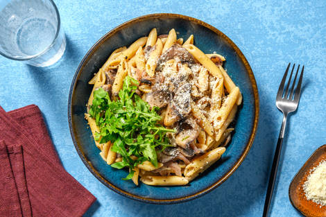 Creamy Double Mushroom Penne