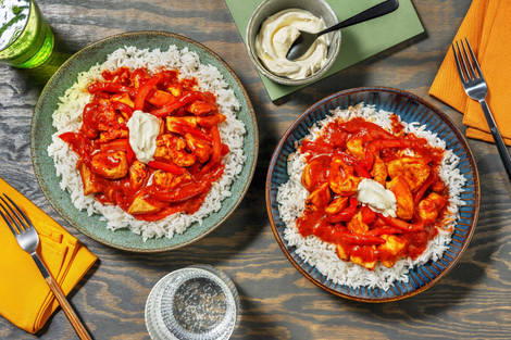 Spiced Chicken and Pepper Stew