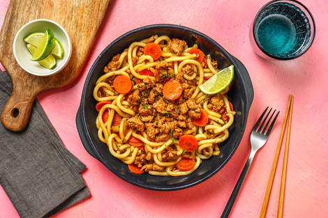 Fragrant Beef Udon Noodles
