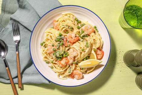 Lemon and Prawn Linguine