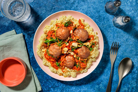 Lebanese Style Veggie Meatballs in Tomato Sauce