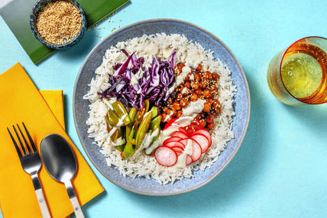 Teriyakistekt kikertbowl