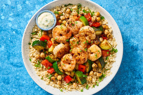 Crevettes et aïoli à la ciboulette