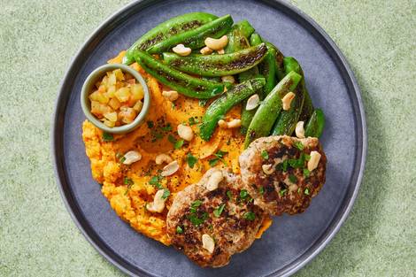 Nutritionist's Pick: Apple-Turkey Patties and Sweet Potato Mash