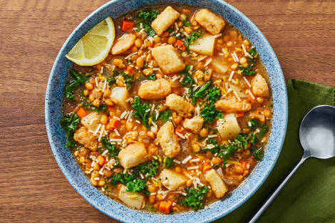 One-Pot Hearty Lentil & Kale Soup
