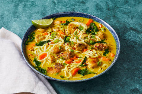 Coconut Curry Chicken Ramen